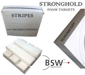 STRONGHOLD Schaumscheibe STRIPES mit WECHSELSTREIFEN