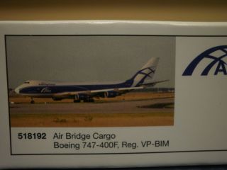 Herpa Wings 1500 Boeing 747 400F Air Bridge Cargo