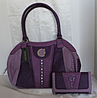 Guess Tasche mit Geldbörse   Lure Collection , lila