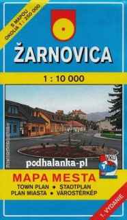 Žarnovica Scharnowitz Zsarnóca   Town Plan Stadtplan Plan Miasta