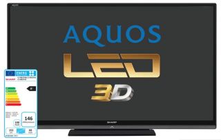 Sharp Aquos LC 60 LE 740   Bilddiagonale 152 cm Full HD 3D LCD TV NEU