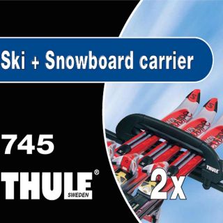 Skiaufsatz SNOWPRO #745 für 3 Paar Ski / 2 Snowboards