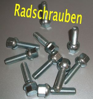 Radschraube M14 x 1,25 x 33mm Kegelbund 60° SW17