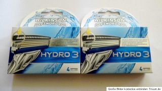 Wilkinson Hydro3 2x4 Klingen (8 Stück )