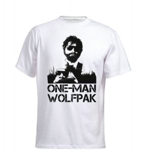 One Man Wolfpack T Shirt Hangover, Las Vegas, Carlos, Fun
