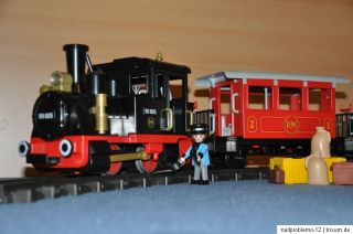 Playmobil Eisenbahn 4017 RC Train Nostalgie Zug mit Dampflok **OVP