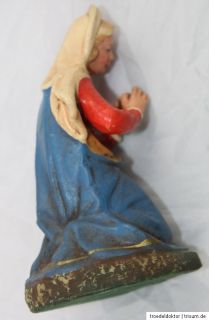 Alte Maria Krippe Krippenfigur Weihnachten 10 , 5 cm hoch Masse