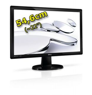 BENQ 55cm (~22Zoll) TFT LED Monitor Display VGA DVI Full HD 5ms