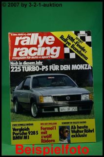 Rallye Racing 1/80 Opel Monza Turbo Ascona 400 + Poster