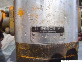 Bosch Doppel Hydraulikpumpe doppelt für Radlader Raupe ?? Nr