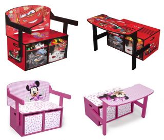 Disney 3 in 1 Bank umklappbar zum Schreibtisch Kinder Möbel Organizer