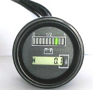Adjustable Battery Gauge 12/24 volt for Curtis 803 type