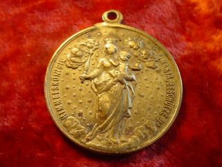Orden Medaille Große 34 mm MARIA BESCHÜTZE Religion 140