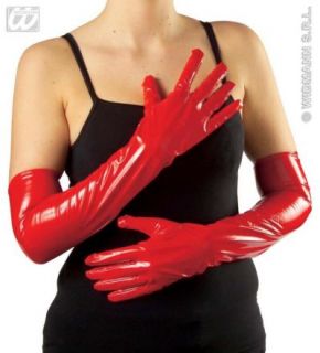 Rote Handschuhe Lack Handschuhe Domina Latexhandschuhe Latex Handschuh