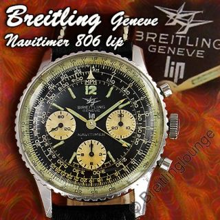 BREITLING Uhr Navitimer 806 LIP   Venus 178   aus 1966