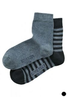 Schiesser Jungen 2 x Socken 19/22 23/26 27/30 31/34 35/38 hellblau