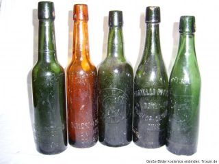 alte Bierflaschen ohne Verschluss