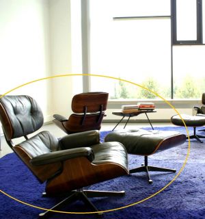Charles Eames original Lounge Chair von Herman Miller Palisander heute