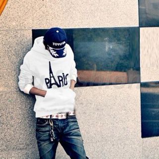 New Mens Top Designed Hoodie Slim Fit Paris Jacket Sweatshirt 6Color