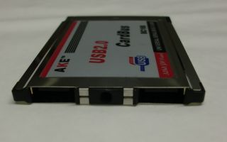 USB 2.0 PCMCIA (PC Card) 2 port SLIM VERSION #d824