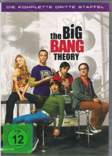 THE BIG BANG THEORY   Staffel Season 3   NEU   3 DVDs   OVP