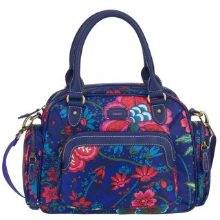 Oilily Tasche Handtasche HANDBAG Paisley Flower Blau