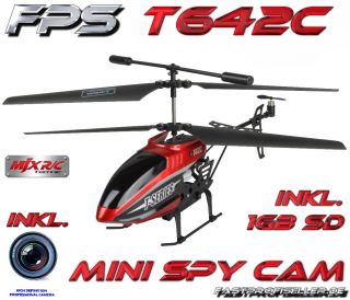RC MJX T642C Alu Helikopter Hubschrauber inkl. SpyCam Kamera GYRO
