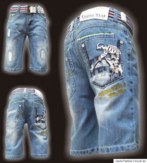 Super Coole Bermuda Jeans Junge JNS LX5014 Gr. 8 16 neu 2012