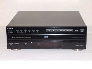 Sony CDP C325M Five Disc Carousel CD Player Changer