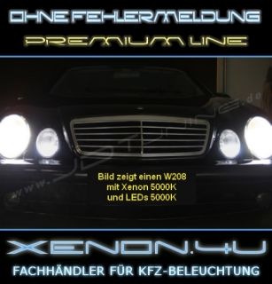 Mercedes W208 W210 W215 LED SMD Standlichter Xenon weiß