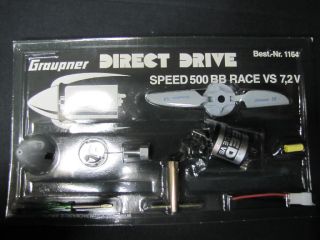 GRAUPNER 1164 DIRECT DRIVE Speed 500 BB NEU&OVP MO 855