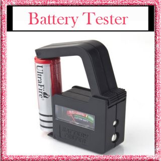 BT860 Universal Battery Volt Tester Checker AA AAA C D 9V 1.5V Button