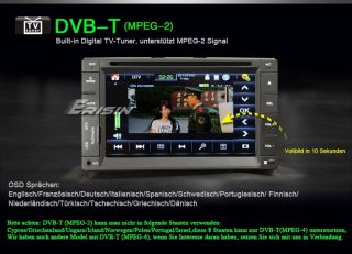 Erisin ES862GD 6.2 2 Din HD Touchscreen Autoradio CD DVD GPS Player