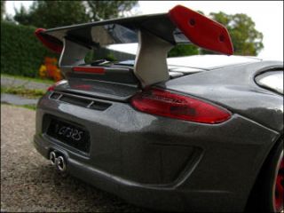 18 Tuning Porsche 911 GT3 RS grau + orginal Echtalu Felgen