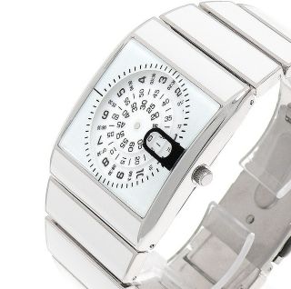 Trend Herrenuhr/Damenuhr,Future Design Armband Uhr Silber/Weiß NEU