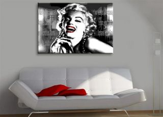 Kunstdruck Marilyn Monroe Keilrahmenbild Poster auf Leinwand Bild