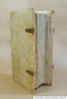 Greek and Latin parallel text, nice binding in blindstamped pigskin