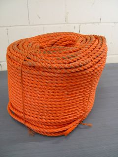 Nylonseil 190 m Ø 15 mm Tau Nylon Seil orange X893