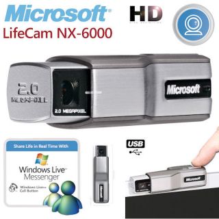 Microsoft LifeCam NX 6000 Webcam mit 7 MP Weitwinkel