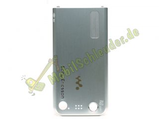 Akkudeckel original Sony Ericsson W890 W890i silber silver Deckel