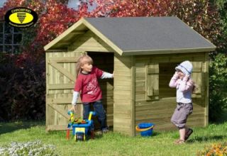 Kinder Spielhaus Marie aus Holz Gartenhaus für Kinder Gartenpirat_de