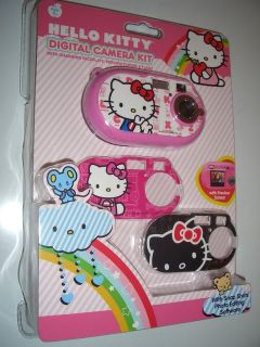 Hello Kitty Digital Camera Kit + 3 Great Face Plates