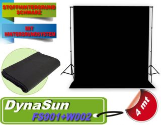 Hintergrundsystem Fotostudio DynaSun FS901 +Stoff Hintergrund W002 2