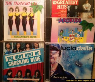 CDs Lucio Dalla   Archies   Shocking Blue   The Shangri Las   20