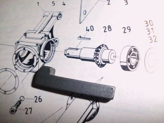 6x6x32 f. Kegelradgetriebe f. Fortschritt E930/931 NEU original