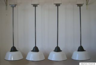 Emaille Fabriklampen Industrielampe Werkstattlampe Loft Bauhaus