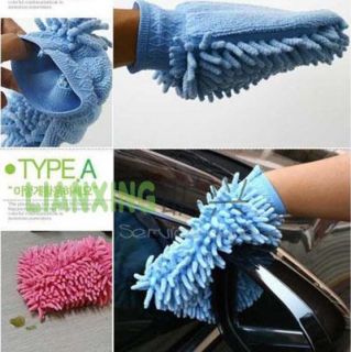 Microfiber Car Home Floor Clean Cleaning Cleaner Glove Mitt Wash Cloth