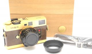 Minolta CLE + 12/40 mm M Rokkor Gold Edition