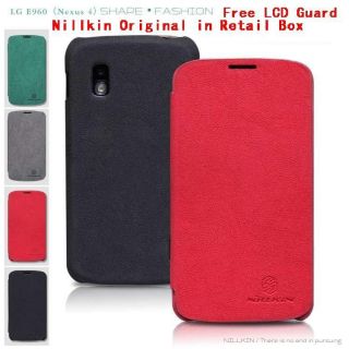 Nillkin Fashion PU Flip Leather Case Pouch For LG E960 Google Nexus 4
