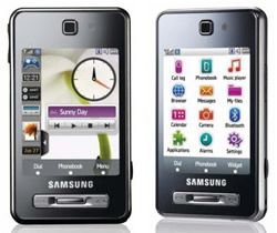 Samsung F480 F480i Silber Silver Handy Händler
